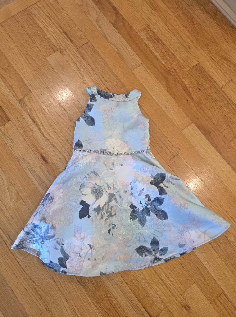 Rare Editions Sleeveless Floral Dress